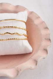 My Jewellery armband | mix bangle golf goud