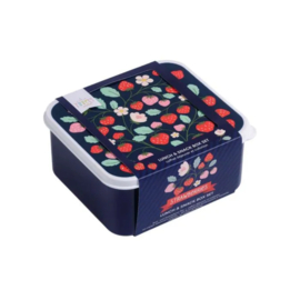 Little Lovely Company lunch & snackbox set | aardbeien