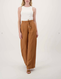 zusss linnen broek met riempje