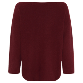 marta du chateau knitted top dagmar bordeaux