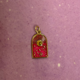 My Jewellery bedel  raampje met zon roze goud
