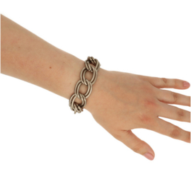 Camps & Camps armband mat brown double gourmet bracelet