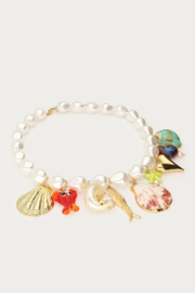My jewellery Mer imitatieparel ketting met multikleur bedels