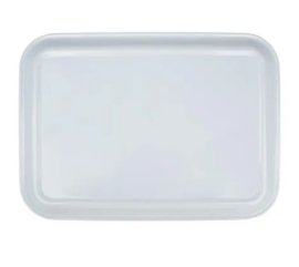 Zusss melamine dienblad 43 x 32 cm | zwart, grafisch patroon.