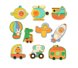Djeco duo puzzel auto's