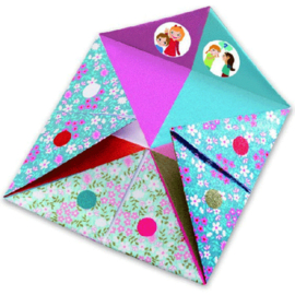 Djeco origami | zoutvaatjes vouwen roze