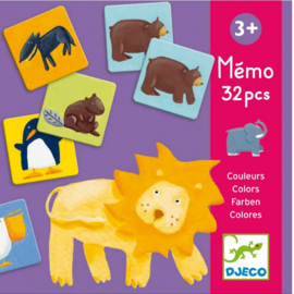 Djeco spel | memory kleuren & dieren