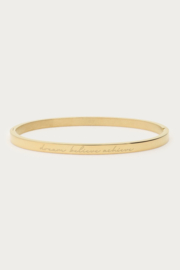 My Jewellery Bold bangle "Dream believe achieve"