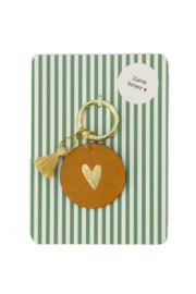 Zusss  ansichtkaart sleutelhanger lieve broer