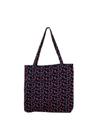 black colour tas | Lulu totebag katoen navy granny