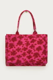 My Jewellery Roze jacquard shopper