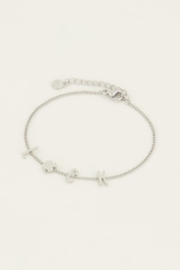 My Jewellery armband | luck letters zilver