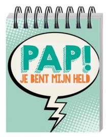 Pap! je bent mijn superheld | cadeauboek