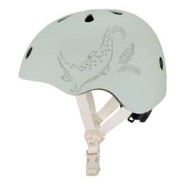 LIttle Dutch kinderhelm groen safari friends