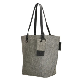 Zebratrends Shopper | vilt grijs