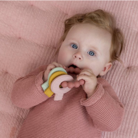 Little Dutch bijtspeeltje sleutelbos | roze