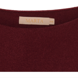marta du chateau knitted top dagmar bordeaux
