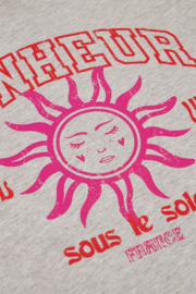 My jewellery Grijs T-shirt "Bonheur"