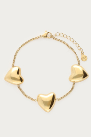 My Jewellery Bold armband drie hartjes