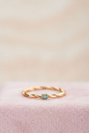 My jewellery ring | goud vintage onestone turqoise.