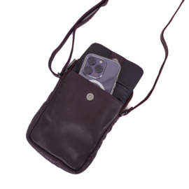 Bear Design telefoontasje 'Igor' | mid night plum