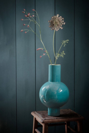 Pip studio metalen  vaas | donker groen 40 cm
