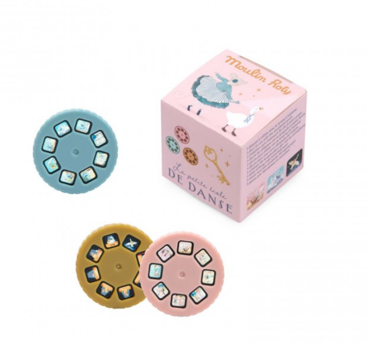 moulin roty petite ecole de dance doos met 3 schijfjes