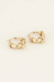 My jewellery oorbellen ronde schakel oorringen