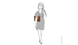 Bear Design schoudertas 'Angelica' cognac