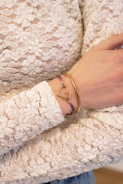 MyJewellery Sunrocks touw armbandje open hart