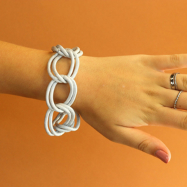 Camps & Camps armband Double Relief Kapittel Bracelet zilver