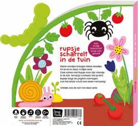 Rupsje scharrelt in de tuin | karton