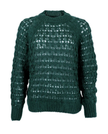 black colour vest | trinity knit jumper deep green