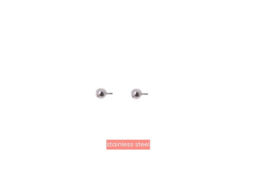 Go Dutch Label oorbellen Dot 4mm - RH