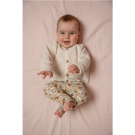 Little Dutch gebreid vest met knoopjes | soft white