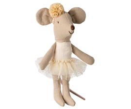 Maileg muis klein zus ballerina off white