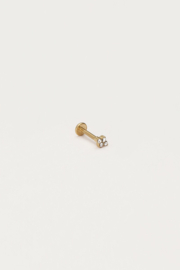My jewellery Iconic oor piercing met strass steentjes goud