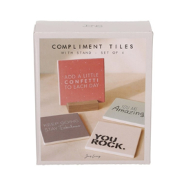 giftstories Jens Living Complimenten Tegels met Standaard /4