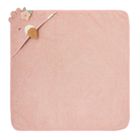 Little Dutch Badcape Flamingo - Roze