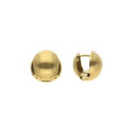 camps & camps oorbellen Huggy Hoop goud