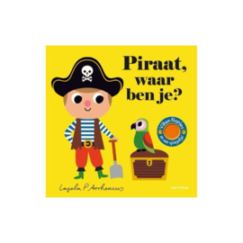 piraat, waar ben je? | karton flapjesboekje