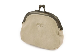 Bear Design klassieke beugelportemonnee 'Lilly' silver mink