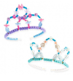 Djeco kralen duo van tiara's blauw