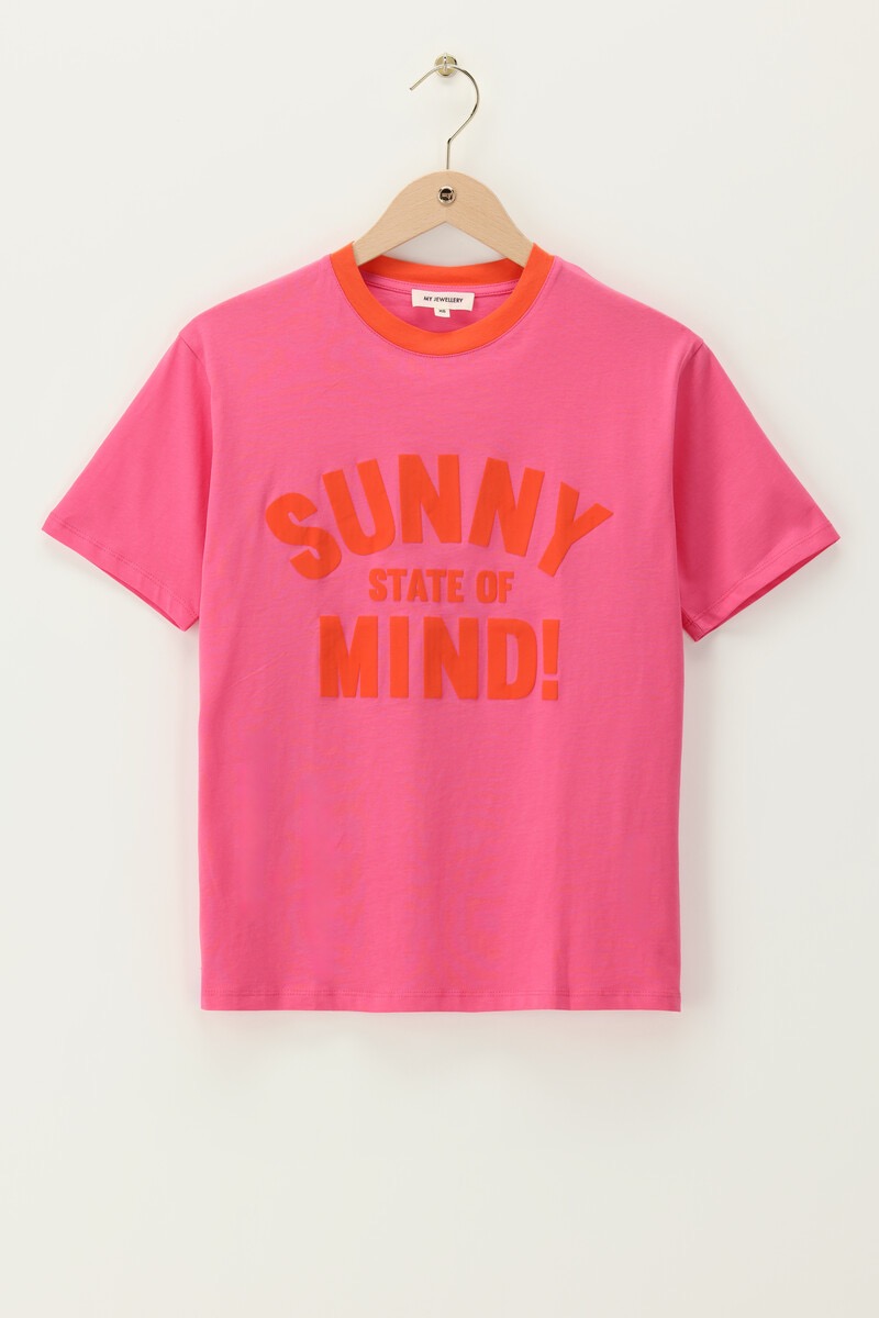 My Jewellery Roze T-shirt "Sunny state of mind"