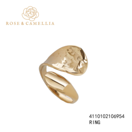 rose en camellia verstelbare ring