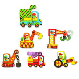 Djeco duo puzzel | bouwverkeer