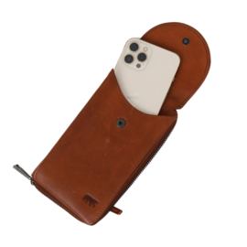 bear design telefoontasje patty cognac