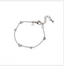 Go Dutch Label armbandje klein textured hearts bracelet - rh
