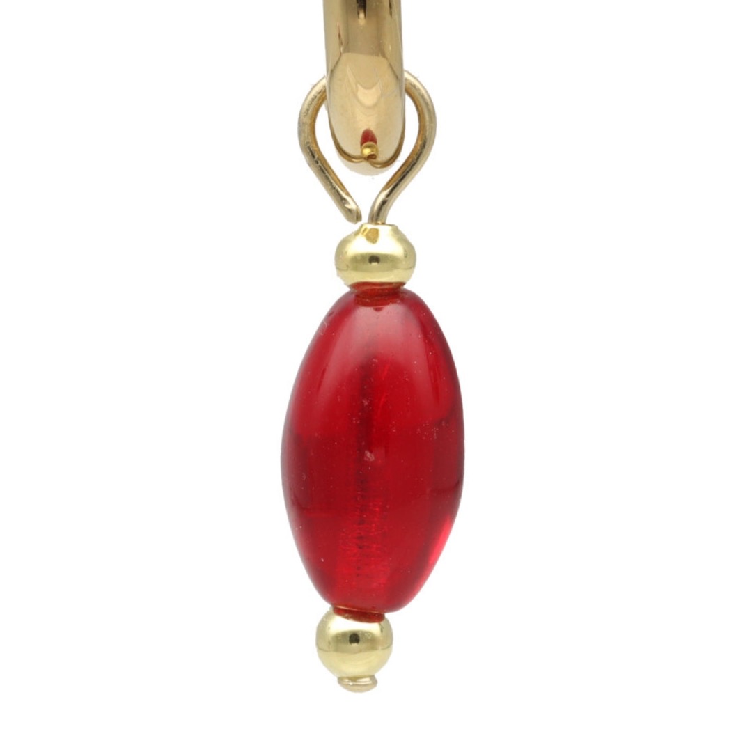 camps & camps oorbellen Glass Bead Siam