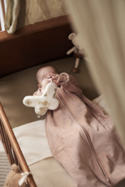 Jollein baby slaapzak met afritsbare mouw | 90 cm Velvet wild rose
